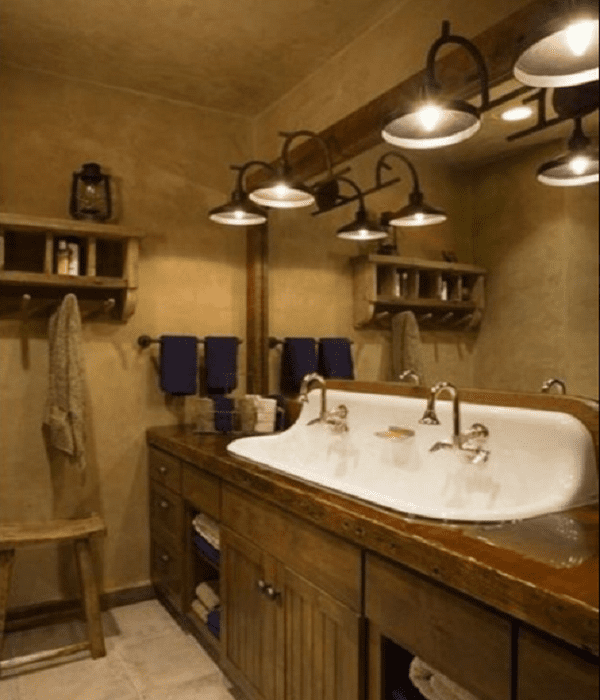 rustic bathroom decorations small rustic bathroom vanity